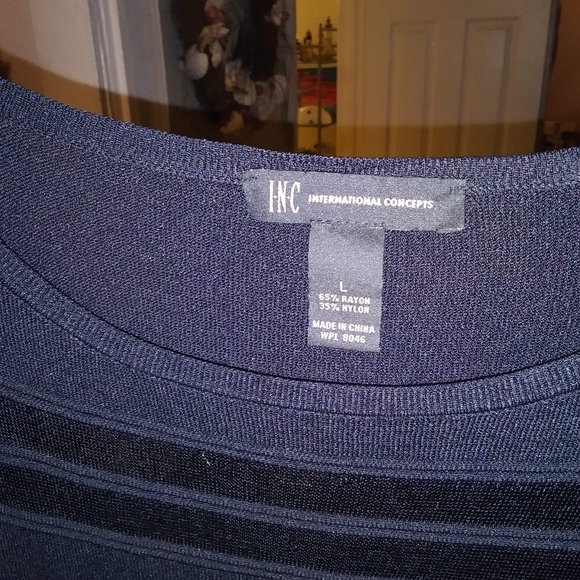 International concepts long sleeve black shirt - Picture 3 of 4